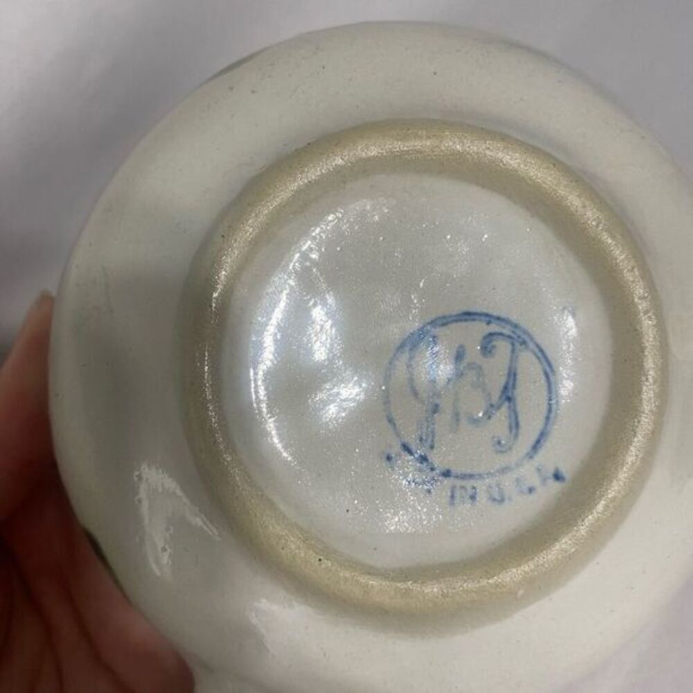Vintage - Floral ceramic soup bowl - Picture 5 of 6